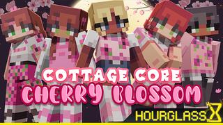 Thumbnail of the Minecraft Bedrock Marketplace product Cottage Core Cherry Blossoms created by Hourglass Studios.