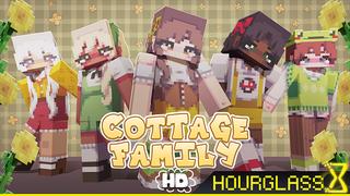 Thumbnail of the Minecraft Bedrock Marketplace product Cottage Family HD created by Hourglass Studios.