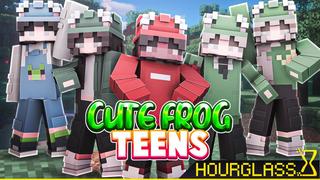 Thumbnail of the Minecraft Bedrock Marketplace product Cute Frog Teens created by Hourglass Studios.
