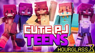 Thumbnail of the Minecraft Bedrock Marketplace product Cute PJ Teens created by Hourglass Studios.