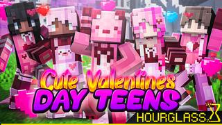 Thumbnail of the Minecraft Bedrock Marketplace product Cute Valentines Day Teens created by Hourglass Studios.