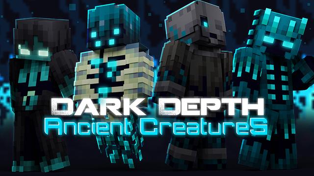 Thumbnail of the Minecraft Bedrock Marketplace product Dark Depth Ancient Creatures created by Hourglass Studios.