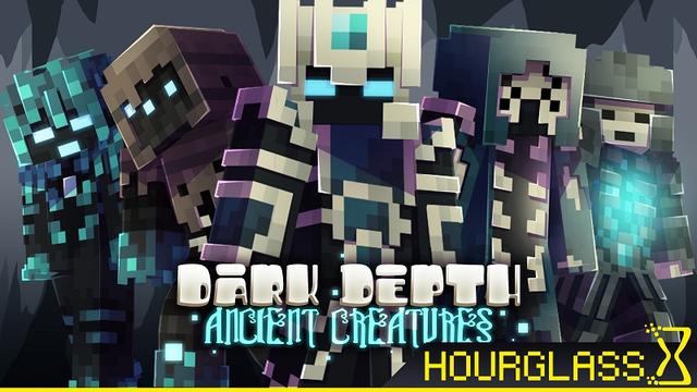 Thumbnail of the Minecraft Bedrock Marketplace product Dark Depths Ancient Creatures created by Hourglass Studios.