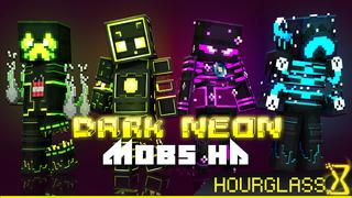 Thumbnail of the Minecraft Bedrock Marketplace product Dark Neon Mobs created by Hourglass Studios.