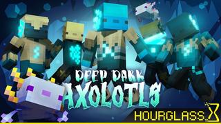 Thumbnail of the Minecraft Bedrock Marketplace product Deep Dark Axolotls created by Hourglass Studios.