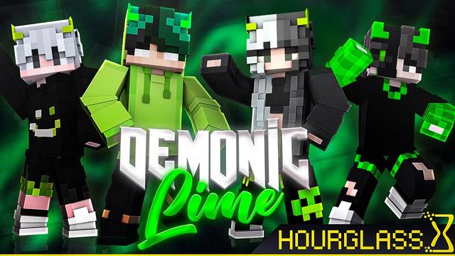Thumbnail of the Minecraft Bedrock Marketplace product Demonic Lime created by Hourglass Studios.