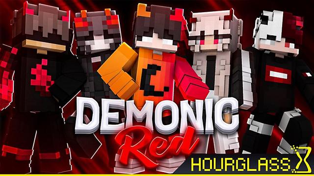Thumbnail of the Minecraft Bedrock Marketplace product Demonic Red created by Hourglass Studios.