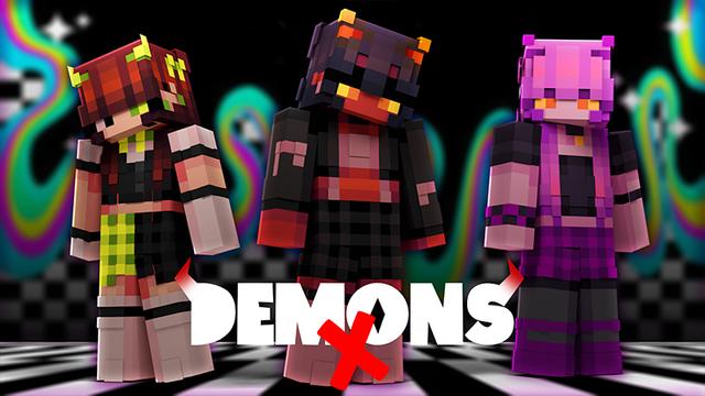 Thumbnail of the Minecraft Bedrock Marketplace product Demons X created by Hourglass Studios.