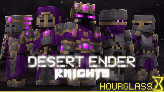 Thumbnail of the Minecraft Bedrock Marketplace product Desert Ender Knights created by Hourglass Studios.