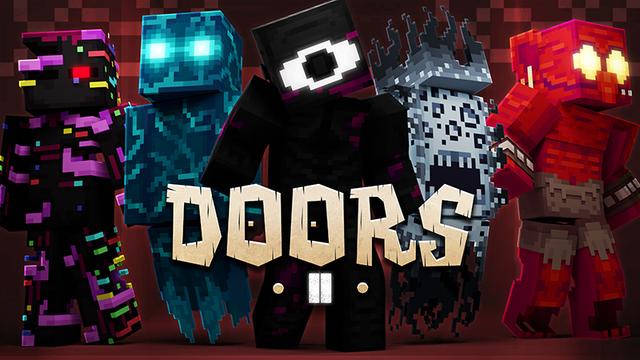 Thumbnail of the Minecraft Bedrock Marketplace product Doors II created by Hourglass Studios.