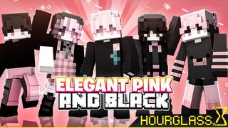 Thumbnail of the Minecraft Bedrock Marketplace product Elegant Pink and Black created by Hourglass Studios.