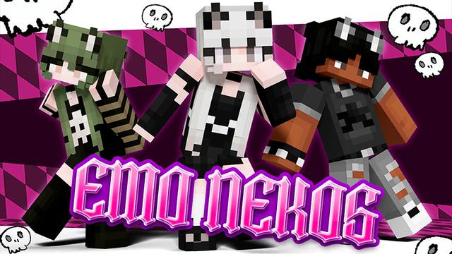 Thumbnail of the Minecraft Bedrock Marketplace product Emo Nekos created by Hourglass Studios.