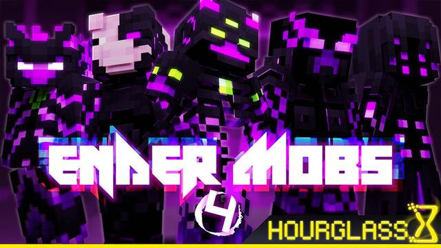 Thumbnail of the Minecraft Bedrock Marketplace product Ender Mobs 4 created by Hourglass Studios.