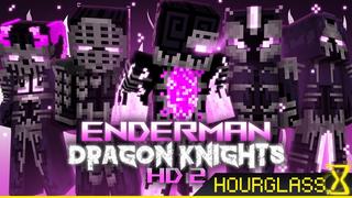 Thumbnail of the Minecraft Bedrock Marketplace product Enderman Dragon Knights HD 2 created by Hourglass Studios.