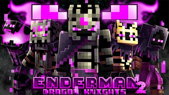 Thumbnail of the Minecraft Bedrock Marketplace product Enderman Dragon Knights 2 created by Hourglass Studios.