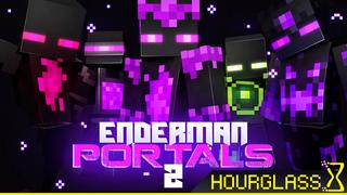 Thumbnail of the Minecraft Bedrock Marketplace product Enderman Portals 2 created by Hourglass Studios.