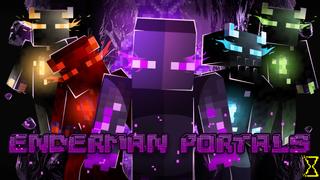 Thumbnail of the Minecraft Bedrock Marketplace product Enderman Portals created by Hourglass Studios.