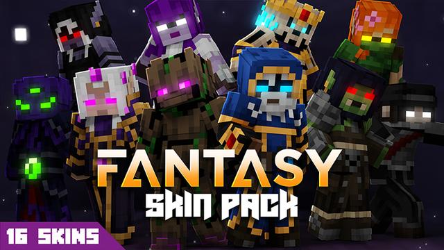 Thumbnail of the Minecraft Bedrock Marketplace product Fantasy Skin Pack created by Hourglass Studios.