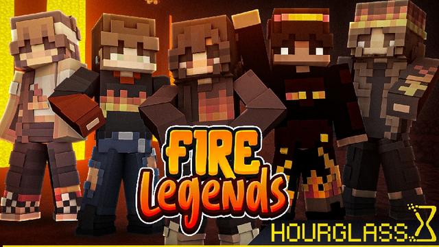 Thumbnail of the Minecraft Bedrock Marketplace product Fire Legends created by Hourglass Studios.