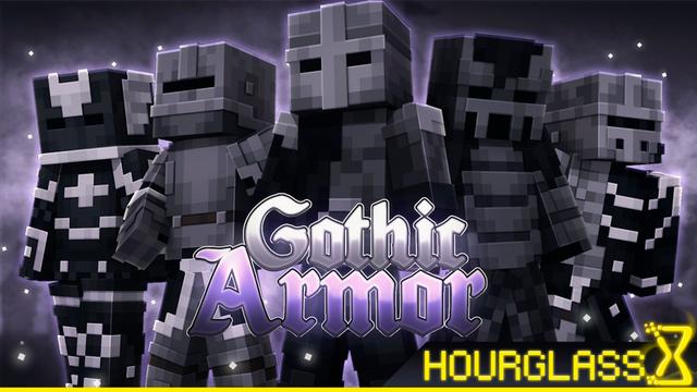 Thumbnail of the Minecraft Bedrock Marketplace product Gothic Armor created by Hourglass Studios.