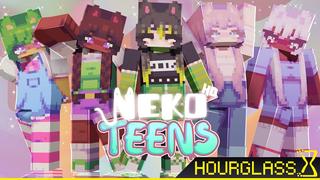 Thumbnail of the Minecraft Bedrock Marketplace product HD Neko Teens created by Hourglass Studios.
