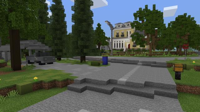 Screenshot of the Minecraft Bedrock Marketplace product Houses Survival created by Hourglass Studios.