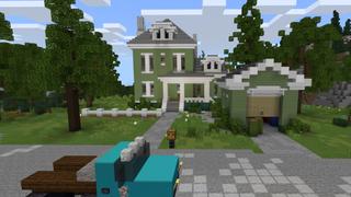 Screenshot of the Minecraft Bedrock Marketplace product Houses Survival created by Hourglass Studios.