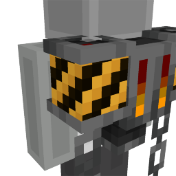 Thumbnail of the Minecraft Bedrock Marketplace product Industrial Knight Back created by Hourglass Studios.