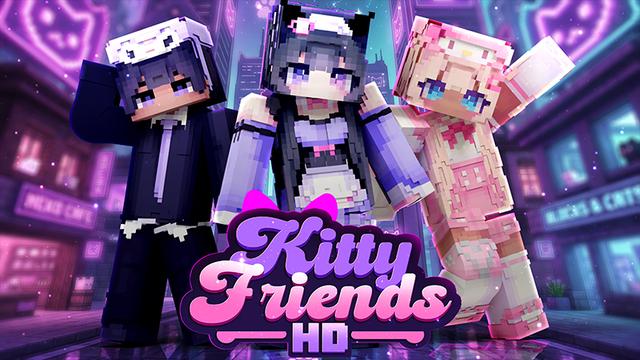 Thumbnail of the Minecraft Bedrock Marketplace product Kitty Friends HD created by Hourglass Studios.