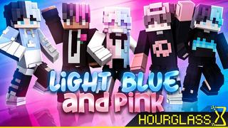 Thumbnail of the Minecraft Bedrock Marketplace product Light Blue and Pink created by Hourglass Studios.