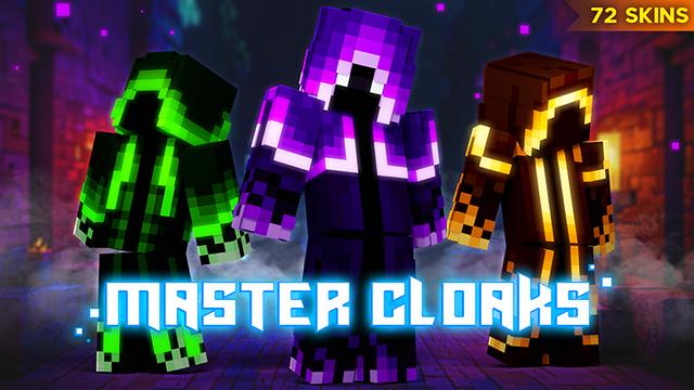 Thumbnail of the Minecraft Bedrock Marketplace product Master Cloaks created by Hourglass Studios.