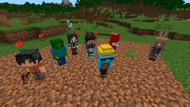 Screenshot of the Minecraft Bedrock Marketplace product Minions+ created by Hourglass Studios.