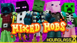 Thumbnail of the Minecraft Bedrock Marketplace product Mixed Mobs created by Hourglass Studios.