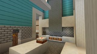 Screenshot of the Minecraft Bedrock Marketplace product Modern Luxury Island created by Hourglass Studios.