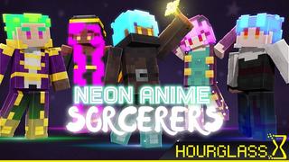 Thumbnail of the Minecraft Bedrock Marketplace product Neon Anime Sorcerers created by Hourglass Studios.