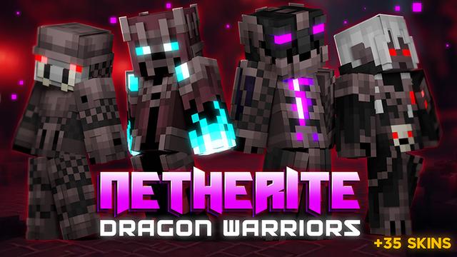 Thumbnail of the Minecraft Bedrock Marketplace product Netherite Dragon Warriors created by Hourglass Studios.
