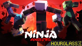 Thumbnail of the Minecraft Bedrock Marketplace product Ninja Axolotls created by Hourglass Studios.