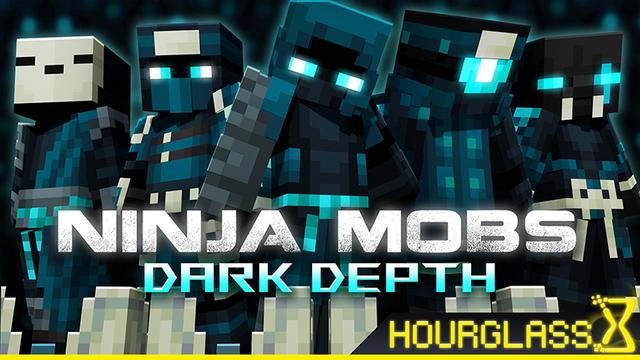 Thumbnail of the Minecraft Bedrock Marketplace product Ninja Mobs: Dark Depth created by Hourglass Studios.