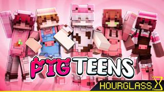 Thumbnail of the Minecraft Bedrock Marketplace product Pig Teens created by Hourglass Studios.