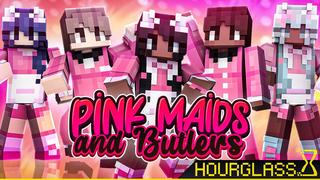 Thumbnail of the Minecraft Bedrock Marketplace product Pink Maids and Butlers created by Hourglass Studios.