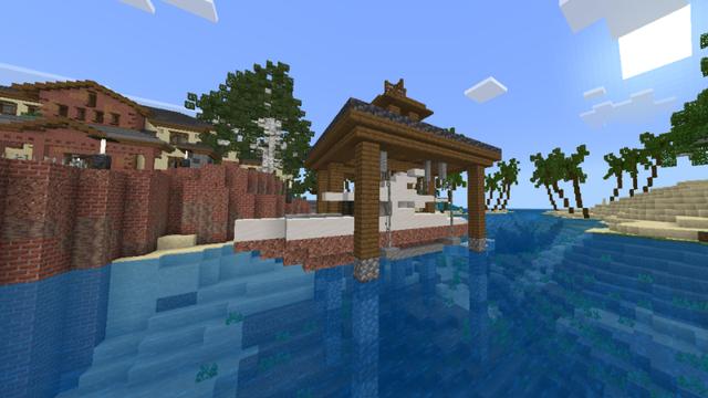 Screenshot of the Minecraft Bedrock Marketplace product Private Island created by Hourglass Studios.