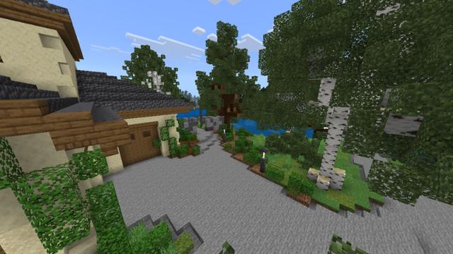 Screenshot of the Minecraft Bedrock Marketplace product Private Island created by Hourglass Studios.