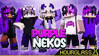 Thumbnail of the Minecraft Bedrock Marketplace product Purple Nekos created by Hourglass Studios.