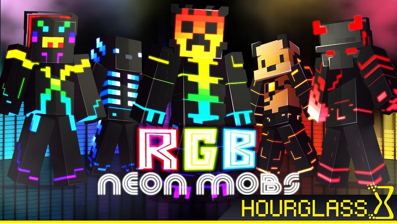 RGB Neon Mobs by Hourglass Studios | CHUNK - Minecraft Bedrock ...
