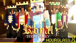 Thumbnail of the Minecraft Bedrock Marketplace product Royal Teen Family created by Hourglass Studios.