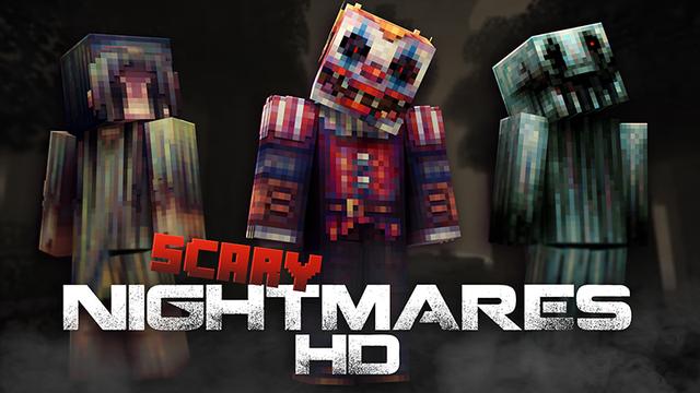Thumbnail of the Minecraft Bedrock Marketplace product Scary Nightmares HD created by Hourglass Studios.