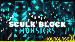 Thumbnail of the Minecraft Bedrock Marketplace product Sculk Block Monsters created by Hourglass Studios.