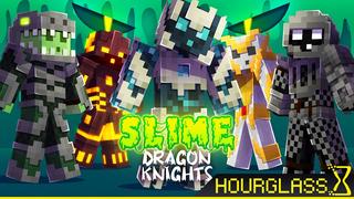 Thumbnail of the Minecraft Bedrock Marketplace product Slime Dragon Knights created by Hourglass Studios.
