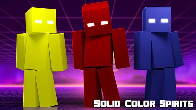 Thumbnail of the Minecraft Bedrock Marketplace product Solid Color Spirits created by Hourglass Studios.
