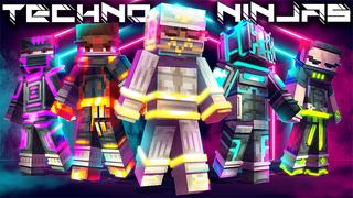 Thumbnail of the Minecraft Bedrock Marketplace product Techno Ninjas created by Hourglass Studios.